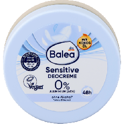 Sensitive Deodorant Cream, 50 ml