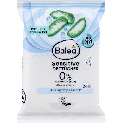 Sensitive Deodorant Wipes, 10 pcs
