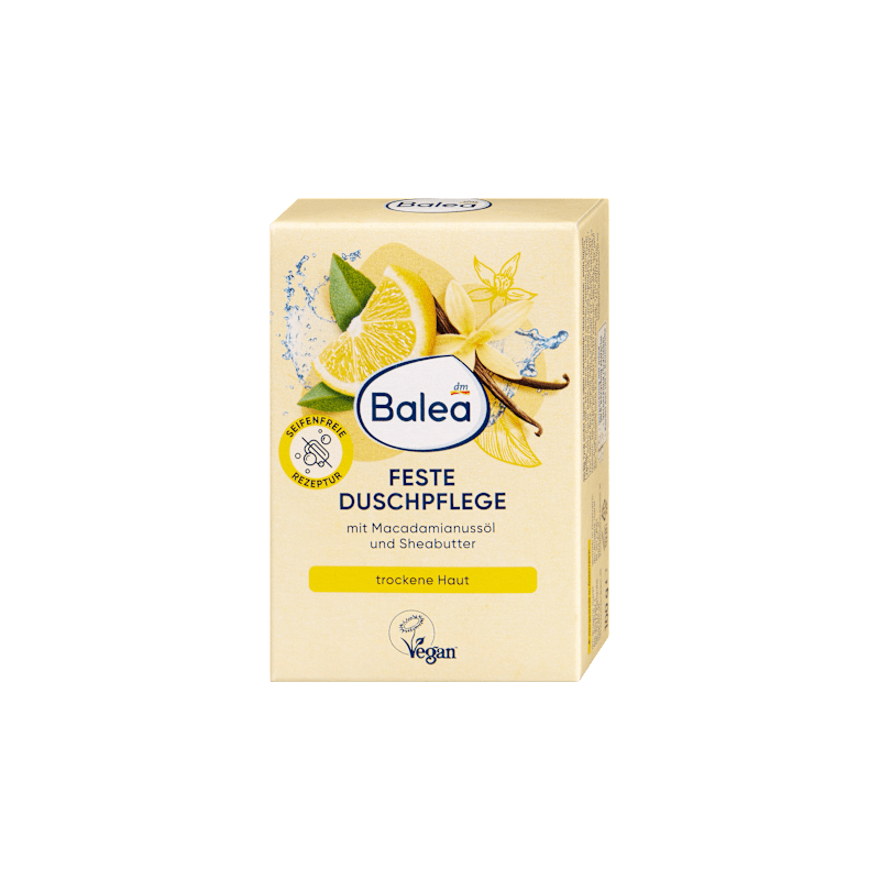 Solid Shower Gel Vanilla & Lemon, 100 g