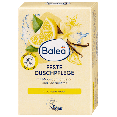 Solid Shower Gel Vanilla & Lemon, 100 g