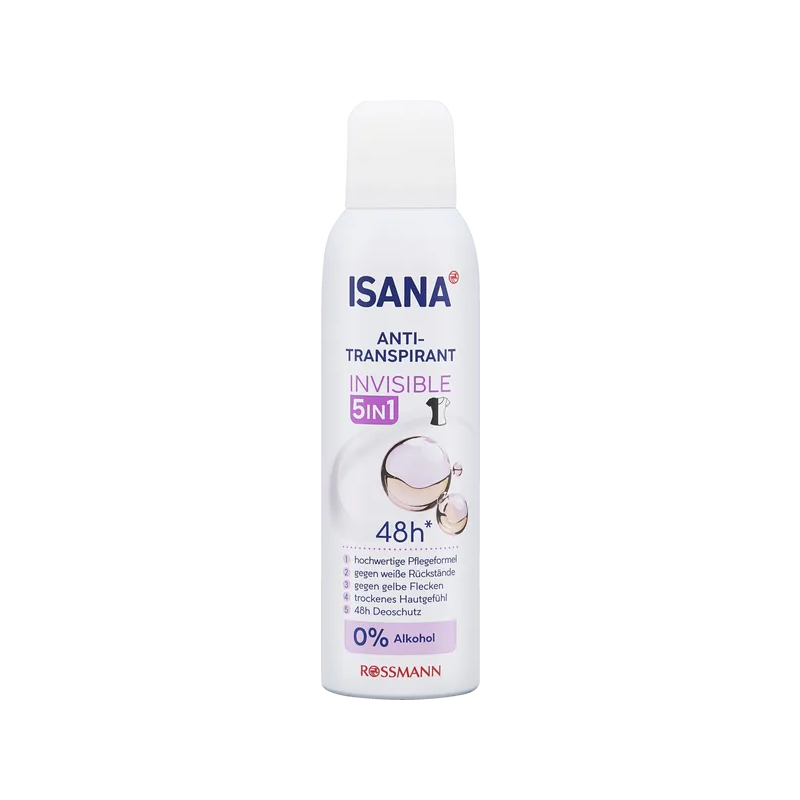 ISANA Anti-Perspirant Spray Invisible 5in1 200 ml