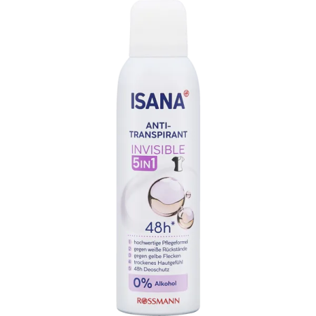 ISANA Anti-Perspirant Spray Invisible 5in1 200 ml